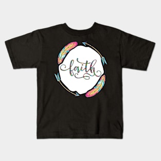 Faith Bohomeian Style Art style Kids T-Shirt